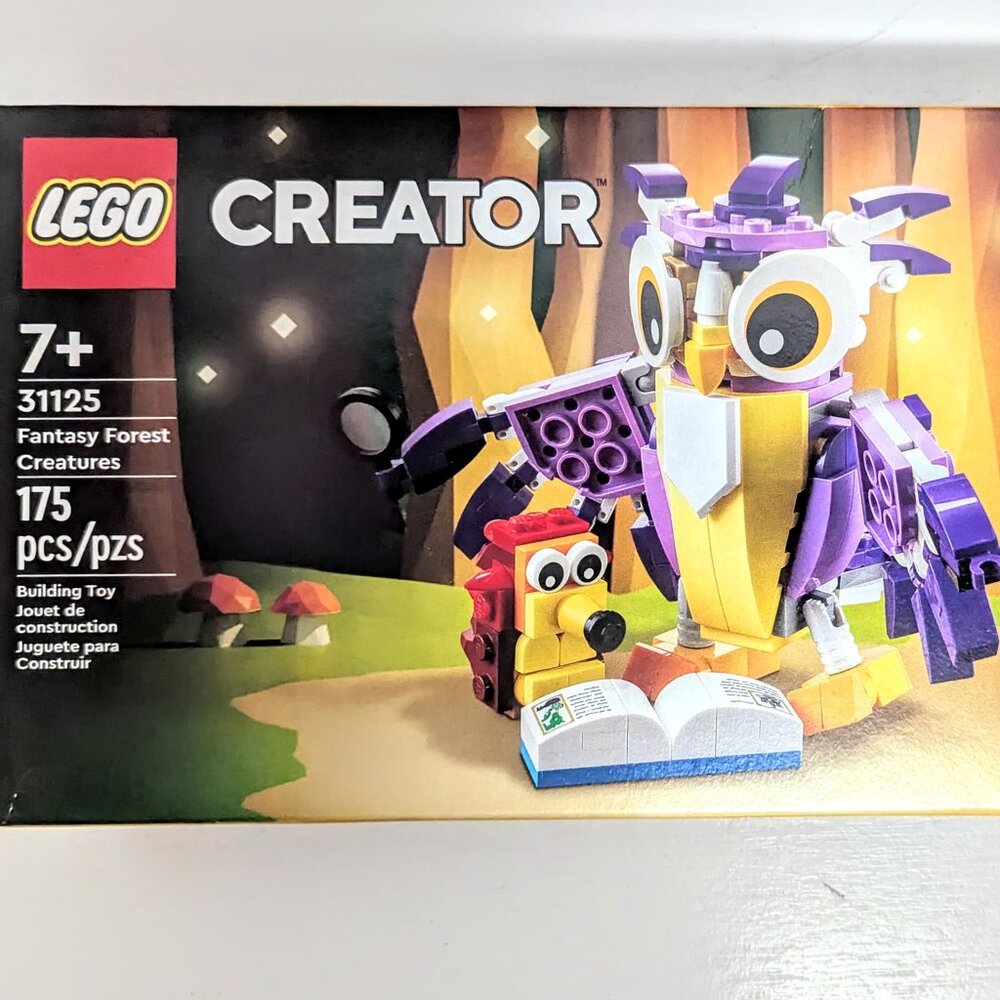 LEGO CREATOR: Fantasy Forest Creatures (31125) 3 in 1 FUN! The animals so cool!